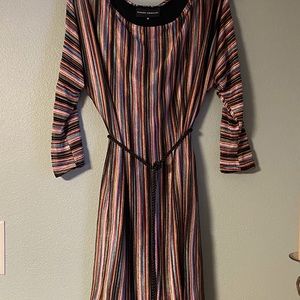 Karina Grimaldi cold shoulder cocktail dress